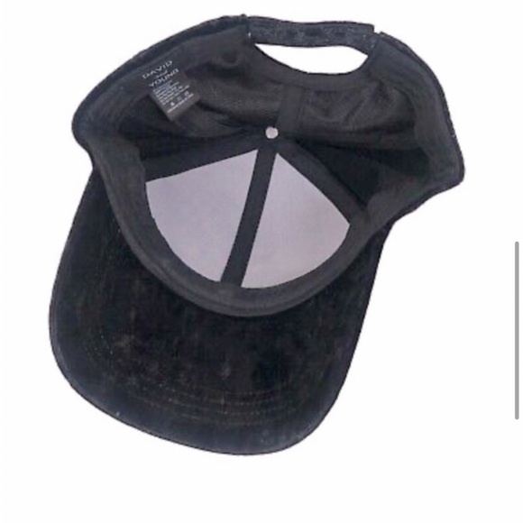 DAVID & YOUNG CRUSHED VELVET
BASEBALL CAP BLACK OS - Picture 5 of 11